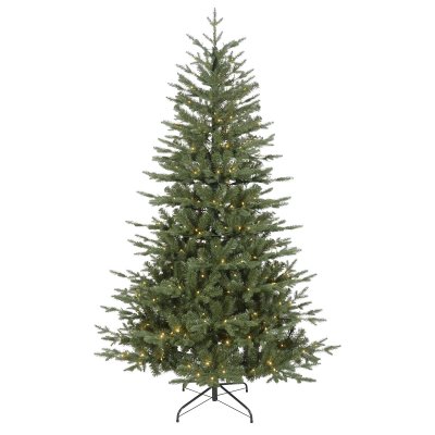 Sealey Dellonda Pre-Lit Hinged Christmas Tree with 190 Warm White LED Lights 5ft(150cm)