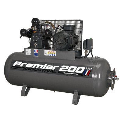 Sealey Premier 200L Belt Drive Air Compressor 5.5hp