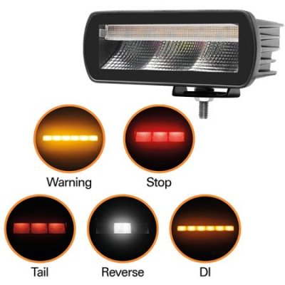0-421-18 Rear Combo Lamp - Stop, Tail, DI, Reverse & Warning