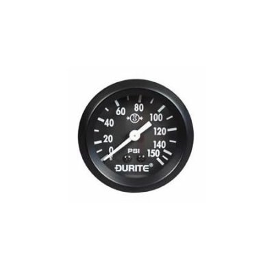 Durite - Air Pressure Gauge 52mm Mechanical with 12' Capillary  - 0-533-01