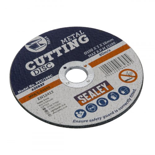 100 x 3mm Cutting Disc 16mm Bore