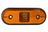 A21-2000-154 Outline marker lights L/R; UNIPOINT I, orange, LED, height 44mm; width 119mm; depth 18mm, surface, no hanger, 24V (no fitting screws; no wire; with socket, UNIPOINT I)