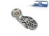DT Spare Parts - Tension roller, complete with bracket, D: 73 mm, W: 38.4 mm, 9 grooves - 2.15452