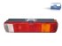 DT Spare Parts - Tail lamp, left, with license plate lamp, 24 V, P21W, L: 510 mm, H: 136 mm, R5W - 2.24401