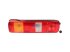 DT Spare Parts - Tail lamp, left, 24 V, Lb: 152 mm, M8, LTh: 20 mm, L: 500 mm, H: 130 mm, T: 90 mm - 2.24418