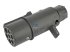 DT Spare Parts - Plug, plastic, 24 V, ISO 1185, 7 poles - 2.25442