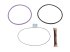 DT Spare Parts - Seal ring kit, cylinder liner, d1: 132.5 mm, d2: 133 mm, H1: 1.6 mm, H2: 5.8 mm - 2.32406