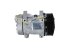 DT Spare Parts - Compressor, air conditioning, oil filled, 24 V, 8 PK, DP: 136 mm, 8 grooves - 2.76071