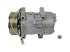 DT Spare Parts - Compressor, air conditioning, oil filled, 24 V, 8 PK, DP: 120 mm, 8 grooves - 2.76078