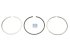 DT Spare Parts - Piston ring kit, D: 120.6 mm - 2.90081