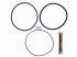 DT Spare Parts - Seal ring kit, cylinder liner, d1: 132.5 mm, d2: 133 mm, H1: 2.4 mm, H2: 5.8 mm - 2.91139