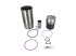 DT Spare Parts - Piston with liner, D: 120.6 mm - 2.90074