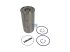 DT Spare Parts - Piston with liner, D: 120.6 mm - 2.90103