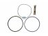 DT Spare Parts - Seal ring kit, cylinder liner, d1: 132 mm, d2: 128.5 mm, H1: 2.4 mm, H2: 5 mm - 2.91176