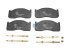DT Spare Parts - Disc brake pad kit, W: 216 mm, S: 30 mm, H: 97 mm - 2.94073