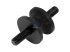 DT Spare Parts - Rubber buffer, D: 30 mm, M8, L: 60 mm, H: 20 mm - 3.18622