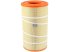 DT Spare Parts - Air filter, d: 128 mm, D: 248 mm, H: 460 mm - 3.18514