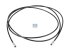 DT Spare Parts - Hose line, cabin tilt, D: 8.3 mm, M12 x 1,5, M12 x 1,5, L: 3650 mm, L1: 3650 mm, 400 bar - 3.84058