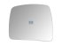 DT Spare Parts - Mirror glass, wide view mirror, D: 300 mm, R: 300 mm, W: 190 mm, H: 190 mm - 3.86129
