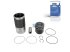 DT Spare Parts - Piston with liner, D: 128 mm - 3.90022