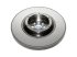 DT Spare Parts - Vibration damper, d: 42 mm, D: 340 mm, 8 bores, b: 17.4 mm, P: 74 mm, H: 54.5 mm - 4.61449