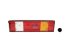 DT Spare Parts - Tail lamp, right, with reverse alarm, with bulbs, 24 V, P21W, R10W - 4.62382
