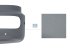 DT Spare Parts - Bumper, left, grey - 4.62408