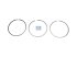 DT Spare Parts - Piston ring kit, D: 128 mm - 4.90617