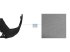 DT Spare Parts - Bumper, front, lower, black - 13.87530