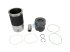 DT Spare Parts - Piston with liner, D: 128 mm - 4.90955