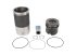 DT Spare Parts - Piston with liner, D: 128 mm - 4.90965