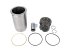 DT Spare Parts - Piston with liner, D: 130 mm - 4.90967