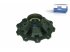 DT Spare Parts - Wheel hub, with bearing, d1: 120 mm, d2: 150 mm, D: 380 mm, 10 bores, b: 22 mm, P: 335 mm, M135 x 2, H: 206 mm - 10.10591