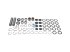 DT Spare Parts - King pin kit, double kit, D1: 49.5 mm, D2: 50 mm, L: 223 mm - 3.96201