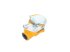 DT Spare Parts - Palm coupling, yellow, with valve, M22 x 1,5, 10 bar - 9.72006