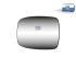 DT Spare Parts - Mirror glass, wide view mirror, heated, R: 300 mm - 5.62145
