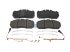 DT Spare Parts - Disc brake pad kit, W: 250 mm, S: 30 mm, H: 118 mm - 6.95101