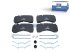 DT Spare Parts - Disc brake pad kit, W: 204 mm, S: 20 mm, H: 97 mm - 6.95102