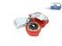 DT Spare Parts - Palm coupling, red, with valve, M22 x 1,5, 10 bar - 9.72009