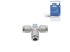 DT Spare Parts - T-connector, brass, D: 6 mm - 9.85926 - 10 Pack