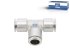 DT Spare Parts - T-connector, brass, D: 12 mm - 9.85932 - 10 Pack