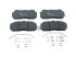 DT Spare Parts - Disc brake pad kit, W: 249 mm, S: 28 mm, H: 114.5 mm - 2.94098