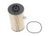 DT Spare Parts - Fuel filter insert, d1: 12.5 mm, d2: 45 mm, D: 95 mm, H: 203.5 mm - 3.22017