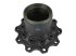 DT Spare Parts - Wheel hub, without bearings, d1: 140 mm, d2: 140 mm, D: 380 mm, 10 bores, b: 22 mm, P: 335 mm, H: 212.5 mm - 4.63346