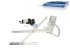 DT Spare Parts - Window regulator, electrical, left, with motor - 4.63374