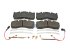 DT Spare Parts - Disc brake pad kit, W: 216 mm, S: 29 mm, H: 97 mm - 6.95113