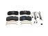 DT Spare Parts - Disc brake pad kit, with wear indicators, W: 210 mm, S: 30 mm, H: 93 mm - 2.94099