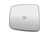 DT Spare Parts - Mirror glass, wide view mirror, left, heated, R: 300 mm - 4.64832