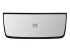 DT Spare Parts - Windshield, tinted green, single package, L: 2040 mm, W: 879 mm - 3.81502