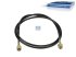 DT Spare Parts - Hose line, cabin tilt, D: 5.9 mm, M12 x 1,5, M12 x 1,5, L: 5950 mm, L1: 5950 mm, 250 bar - 4.80951
